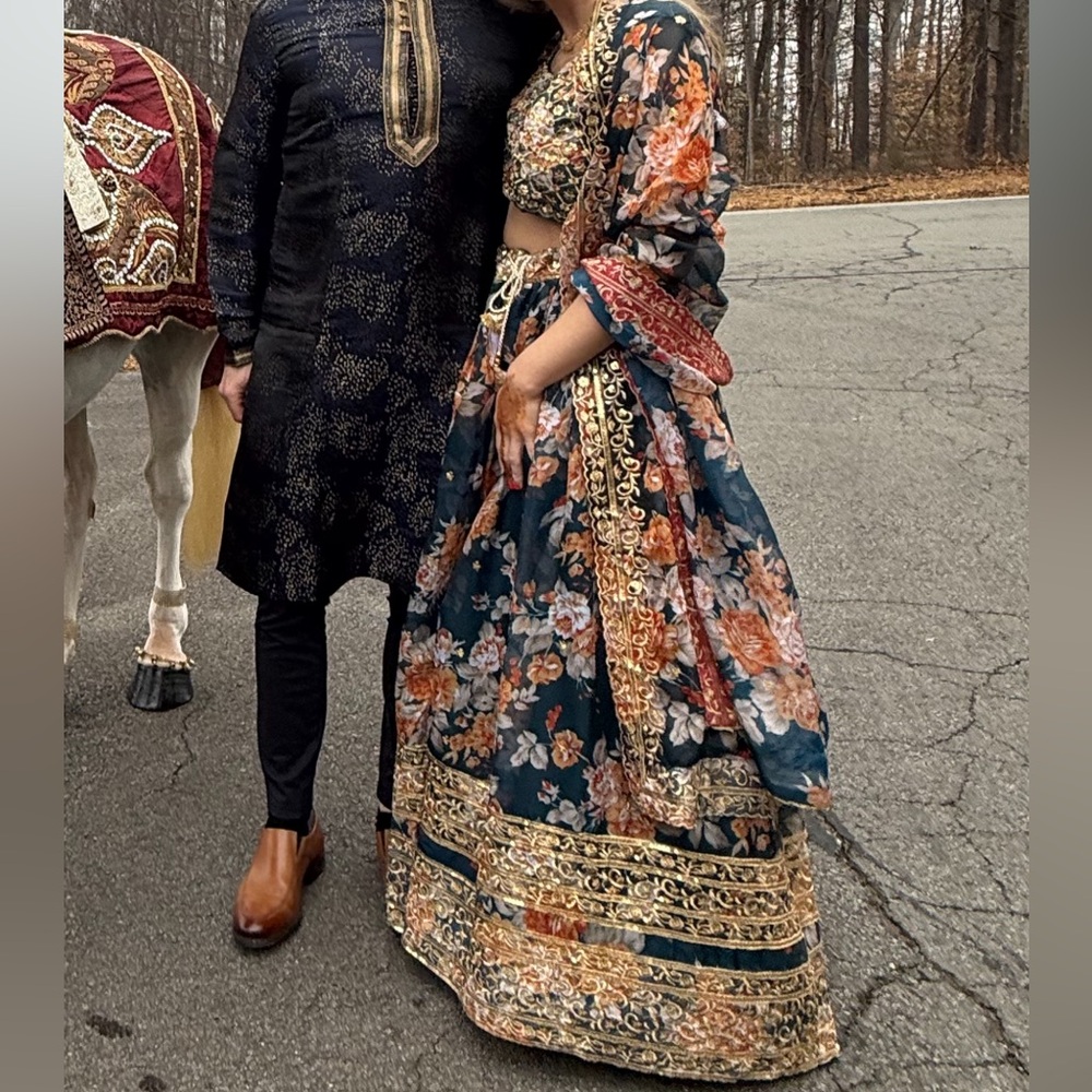 Floral Embroidered Women's Lehenga